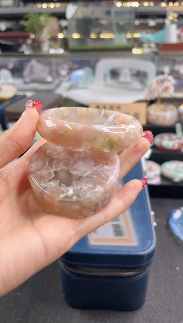 未镶嵌手镯石英质玉55圈口（赠品镯心）6302145