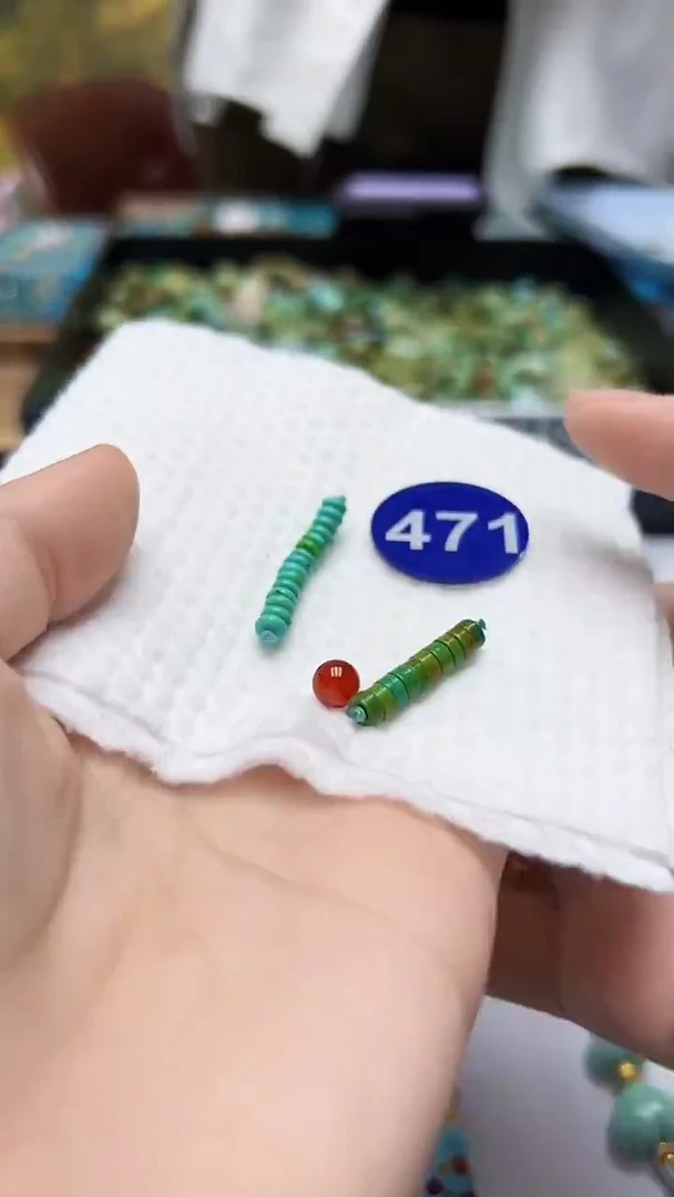 玛瑙/玉髓珠子未镶嵌471随机发
