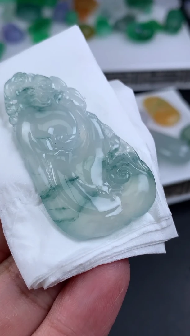 【闪购商品】定制翡翠未镶嵌如意