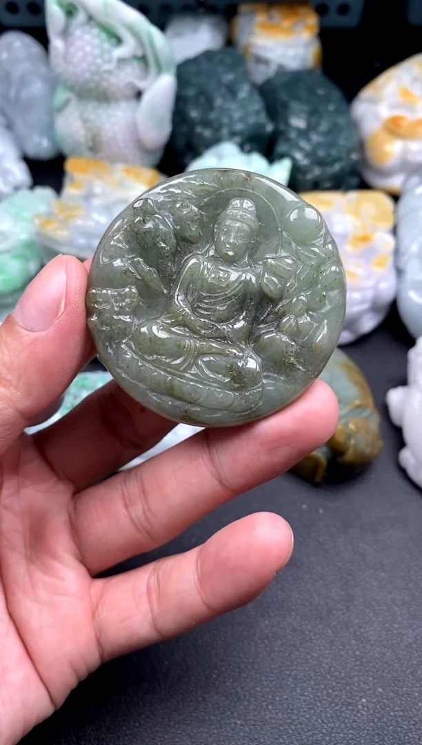 吊坠(不含链)未镶嵌翡翠1