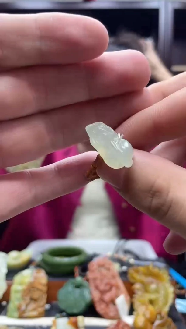 未镶嵌岫玉戒指多样性发*货拍一发一