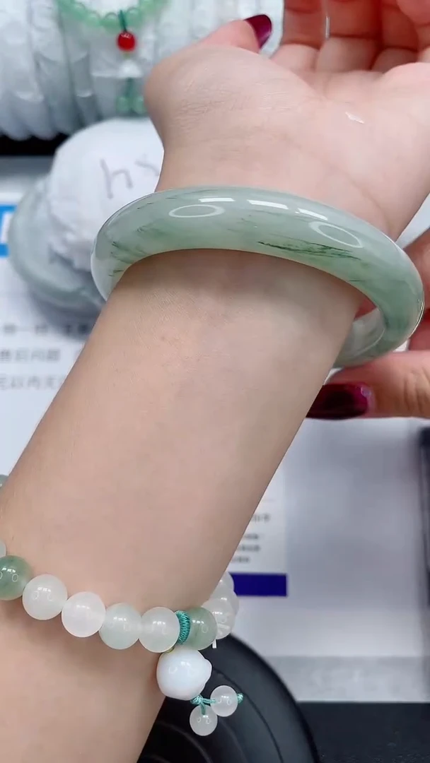 未镶嵌手镯石英质玉109-63/64