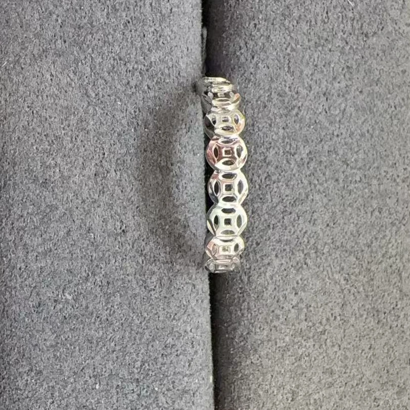 菜百首饰 铂Pt950戒指 颖儿