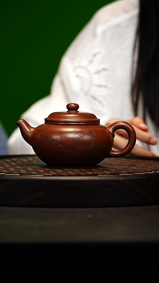 宜兴原矿高端紫砂 景舟底槽清300cc