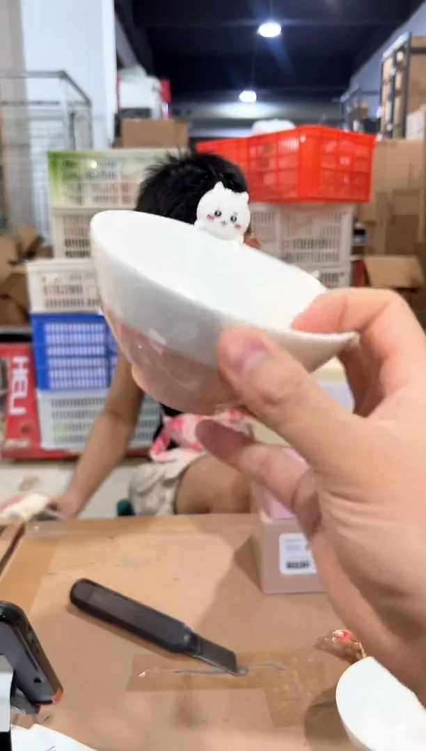 瓷片原盒吉伊公仔碗