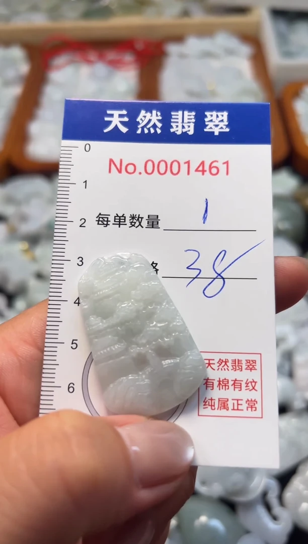 翡翠未镶嵌吊坠(不含链)1461