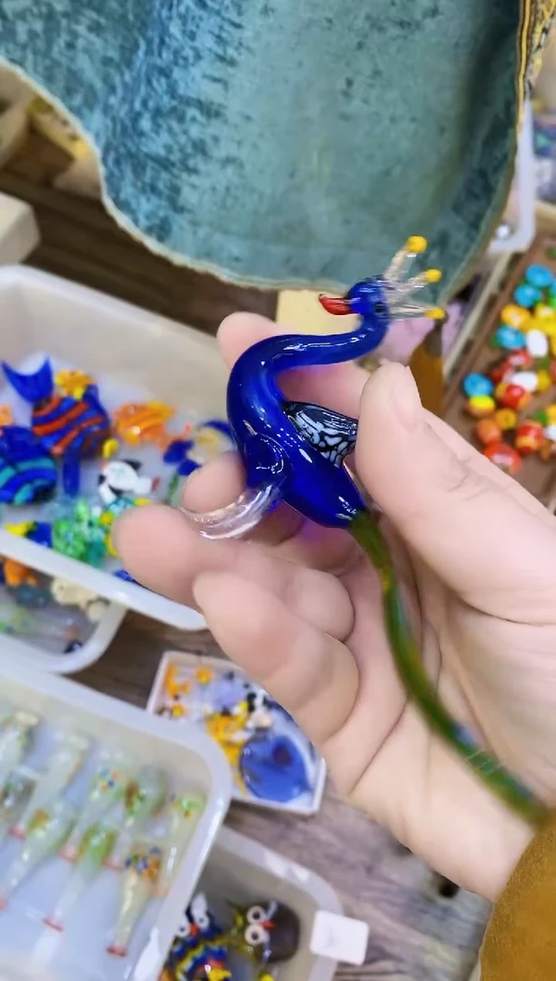 【闪购商品】琉璃手工艺品孔雀