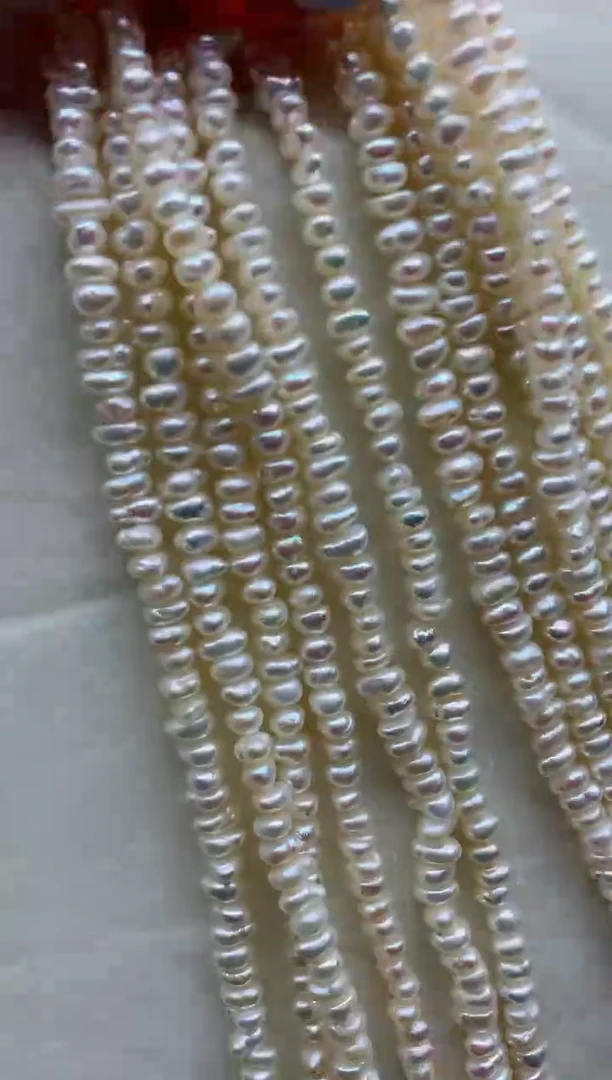 淡水珍珠未镶嵌颈饰淡水珍珠项链不做扣头