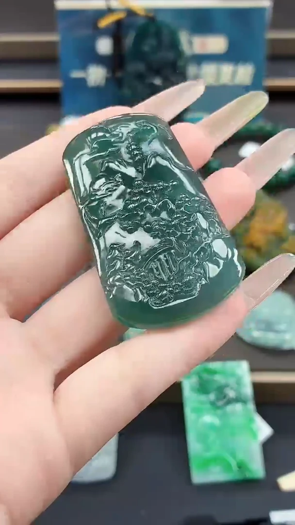 翡翠未镶嵌颈饰DLZ25081684