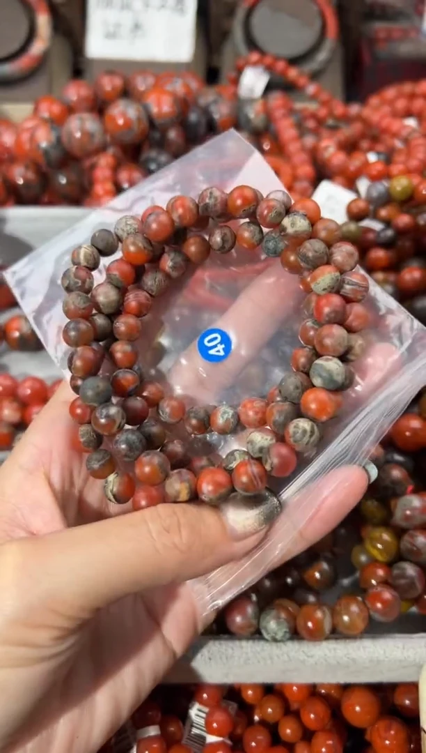 未镶嵌手串南红玛瑙8+