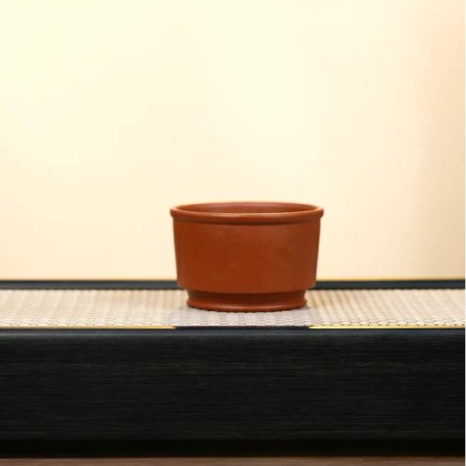 赵掌柜紫砂  朱泥浮力杯