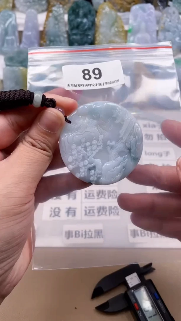 【闪购商品】翡翠颈饰未镶嵌天然缅甸A货翡翠89