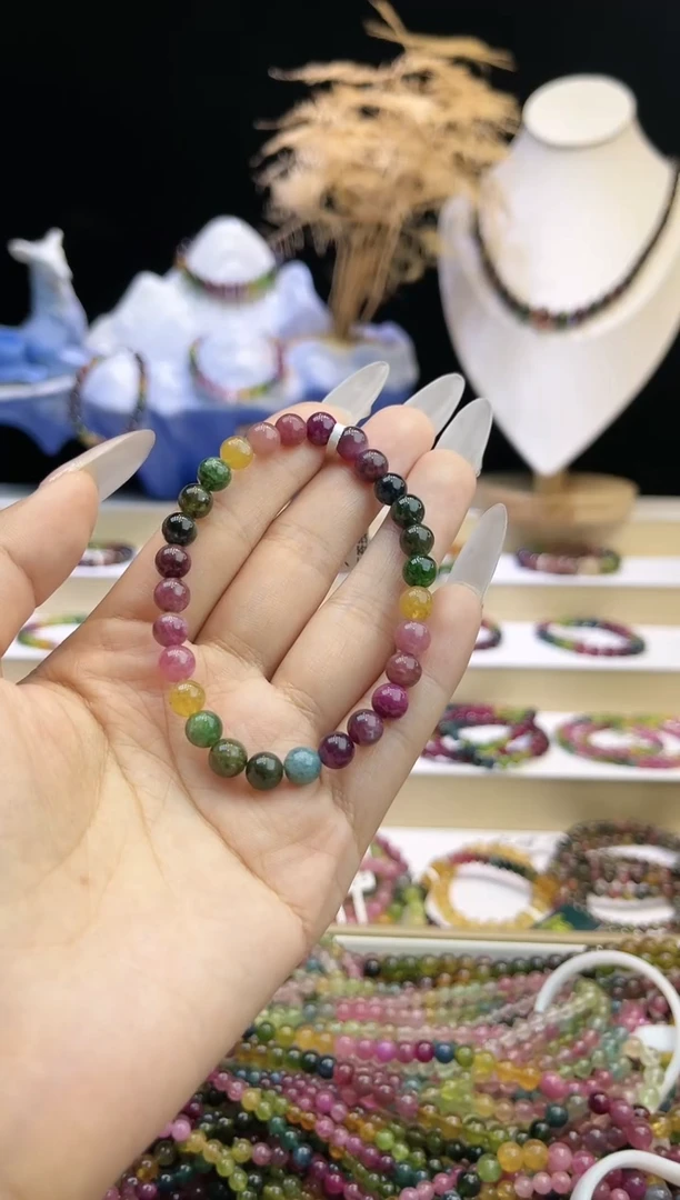 【闪购商品】碧玺/未镶嵌J6mm+碧玺单圈多样性发货