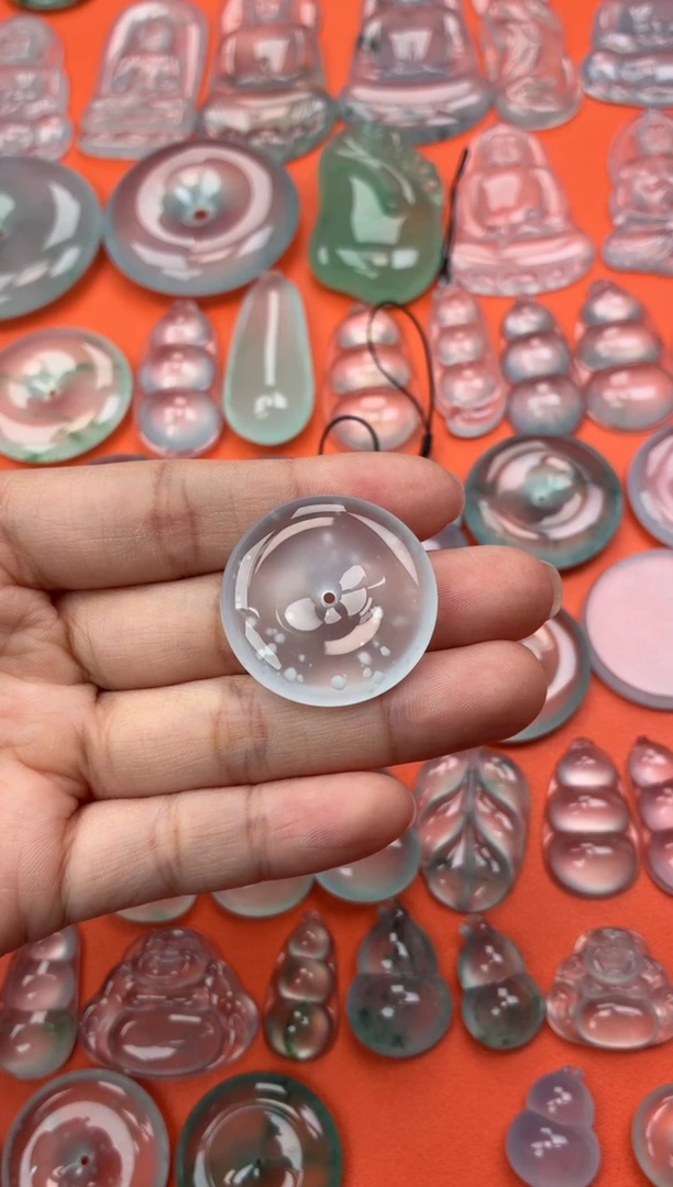 吊坠(不含链)未镶嵌翡翠21 平安扣 29.8 5.8