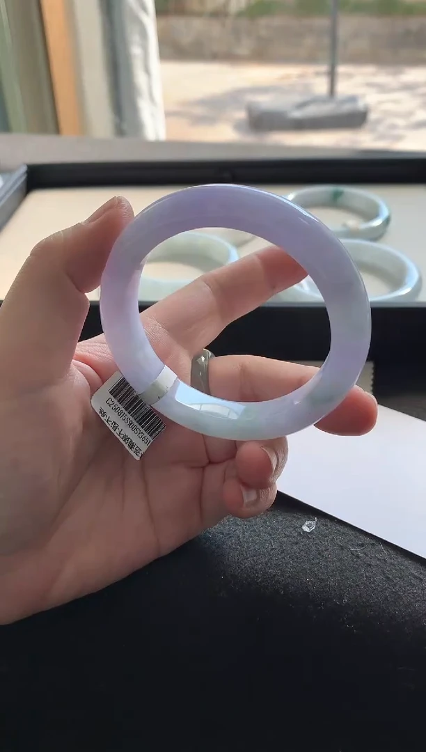 未镶嵌手镯翡翠57.2正圈买断Y3651