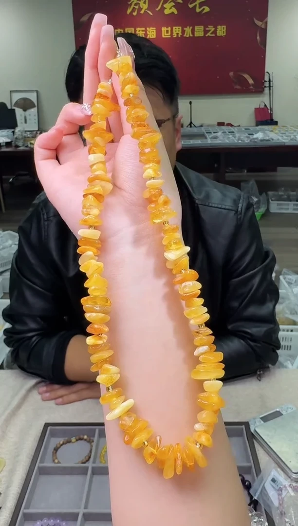 【闪购商品】琥珀颈饰未镶嵌多样性发一件 580