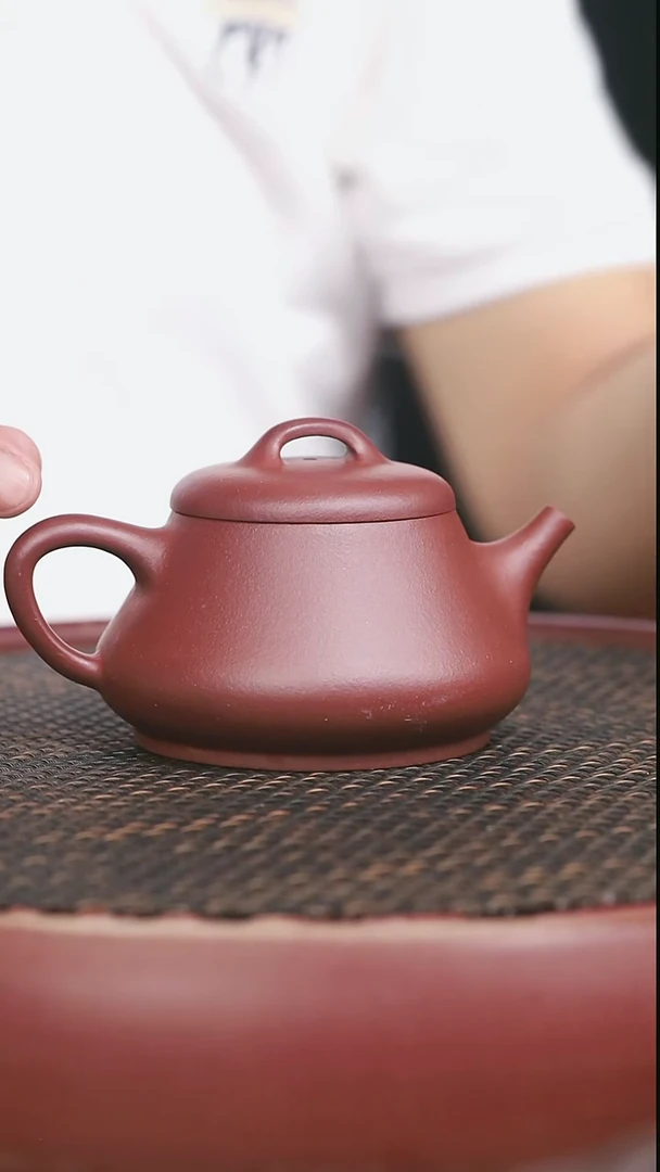 茶壶紫砂平台底槽清柱瓢250CC微瑕3号