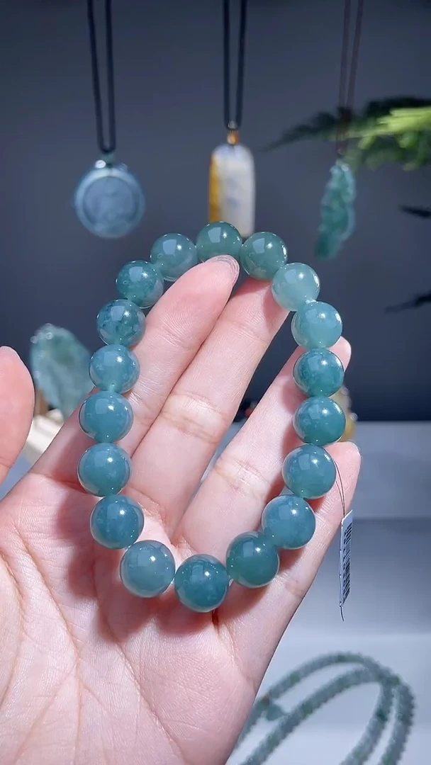 颈饰未镶嵌翡翠手串多样性发1