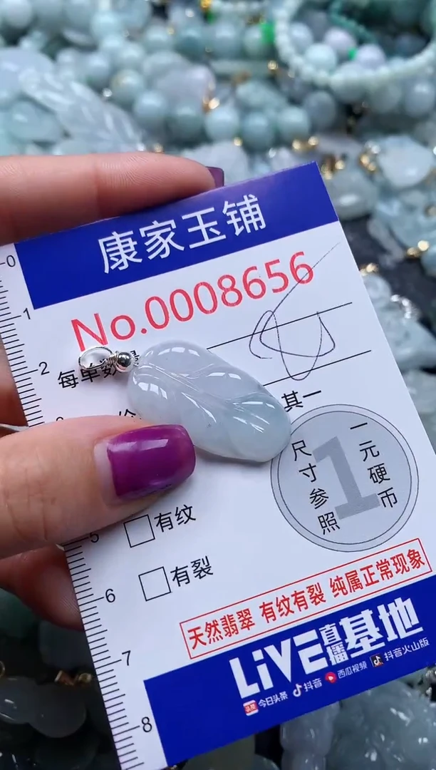 颈饰未镶嵌翡翠8656
