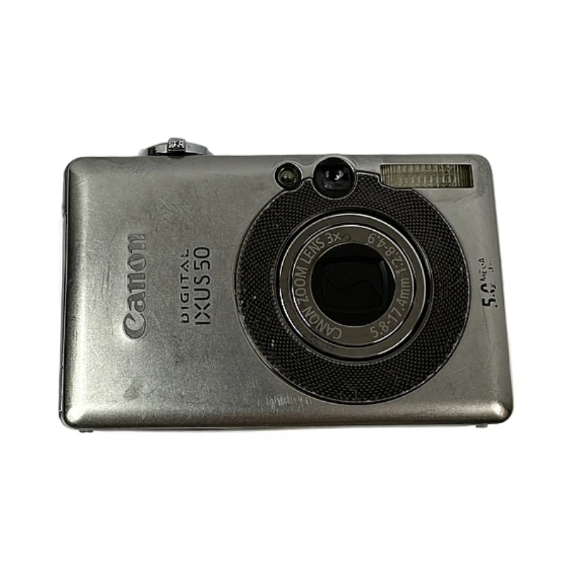 9新 Canon/佳能 IXUS50复古冷白奶白肌CCD配件全包