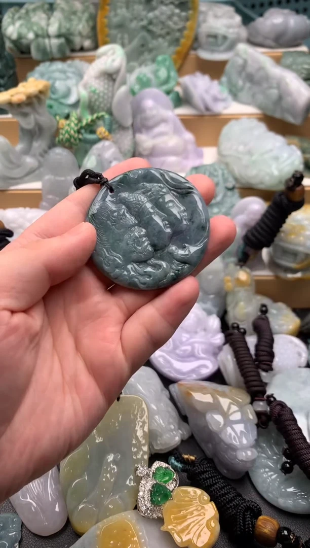 吊坠(不含链)未镶嵌翡翠1