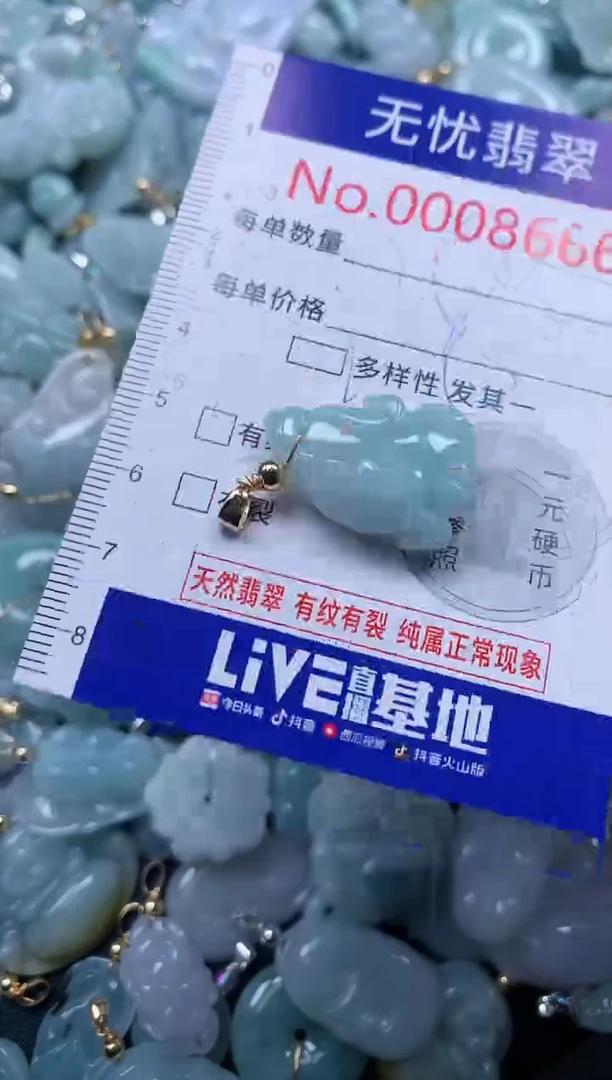 颈饰未镶嵌翡翠8665