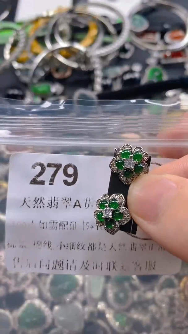 翡翠未镶嵌吊坠(不含链)279.
