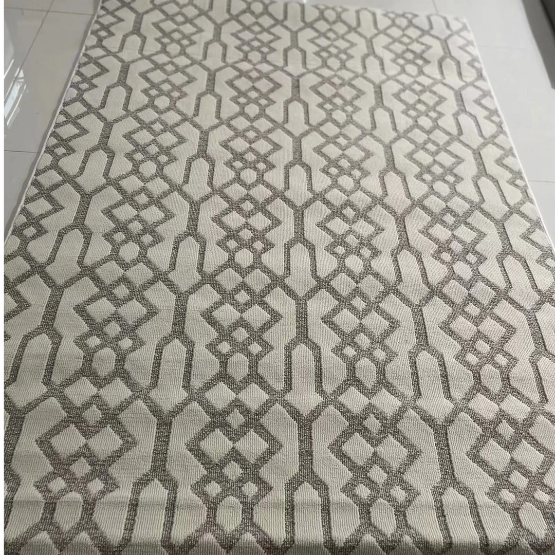 4号  威尔顿编织地毯客厅卧室简约高级沙发茶几地毯