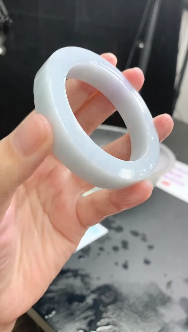 【闪购商品】定制翡翠手镯未镶嵌14 53-55正