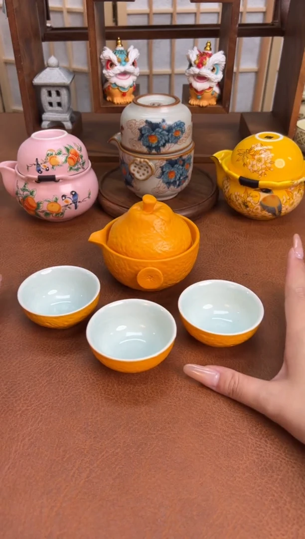 旅行茶具真好看！