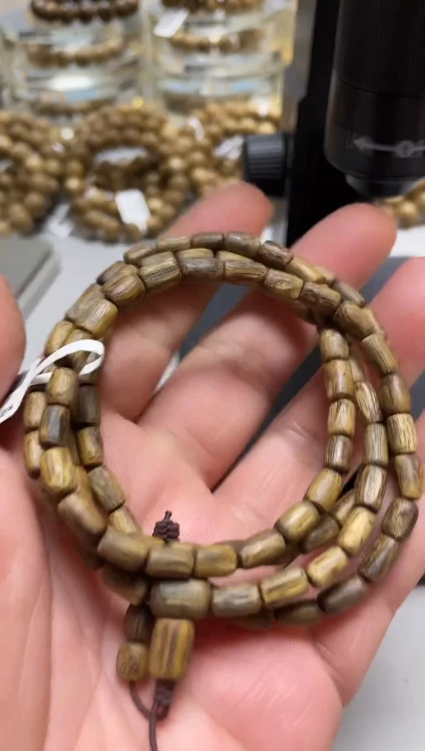 【闪购商品】沉香手串棋楠乌身随型长串多样性发其一12