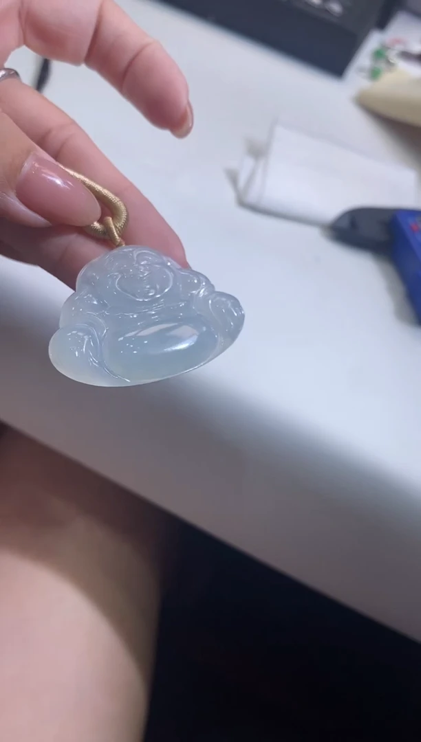 翡翠未镶嵌吊坠(不含链)佛公