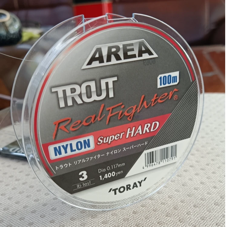 日本进口TORAY东丽AREA TROUT硬丝矶钓尼龙子线微物前导筏钓主线