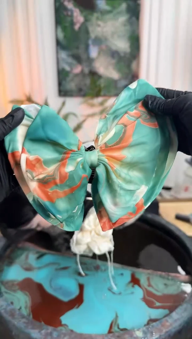 068 荷塘锦鲤 三层蝴蝶抓夹