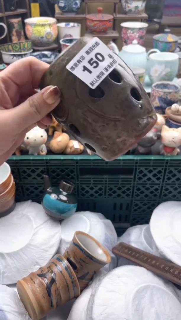 瓷片淡*150号九姑娘工艺品瓷器