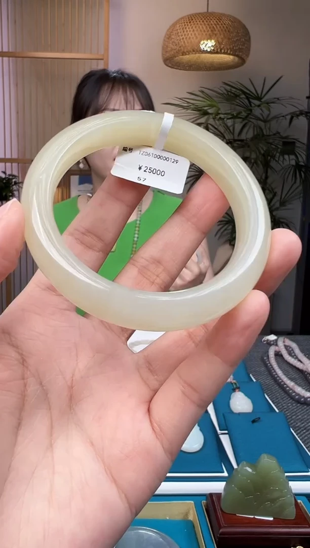 和田玉手镯未镶嵌TZ 57