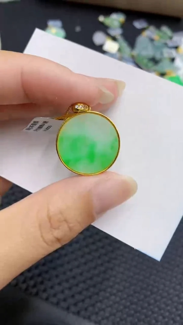 【闪购商品】翡翠颈饰银S925镶嵌            8