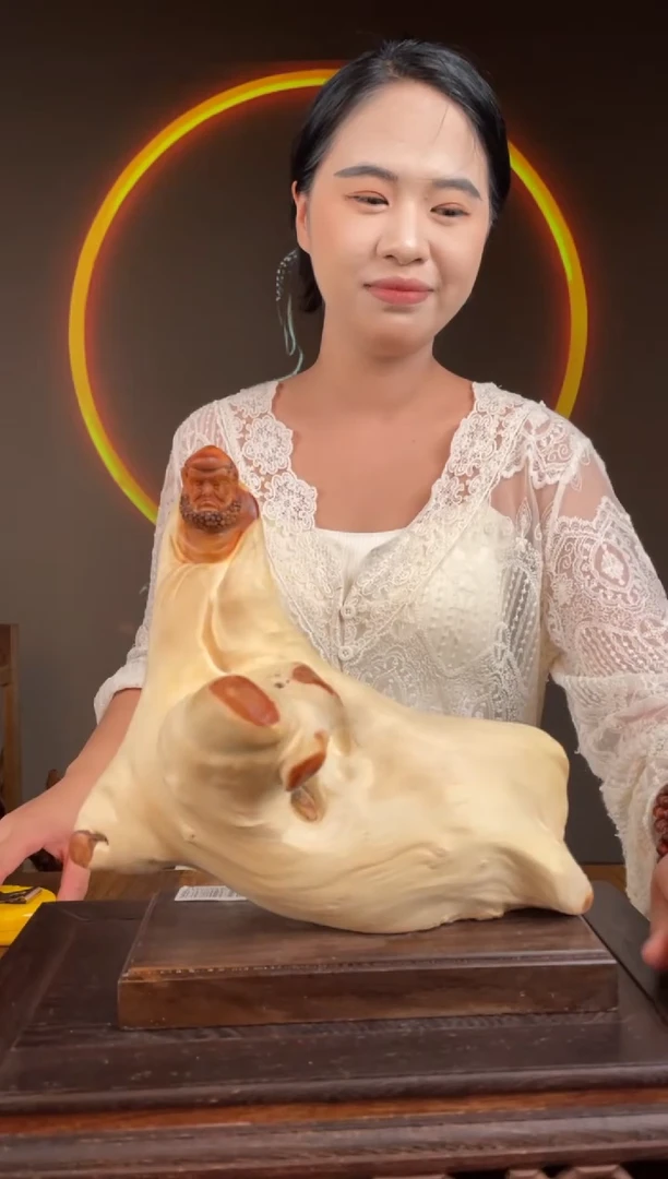 柏木（崖柏）手工摆件,先抢先得! 编号:166