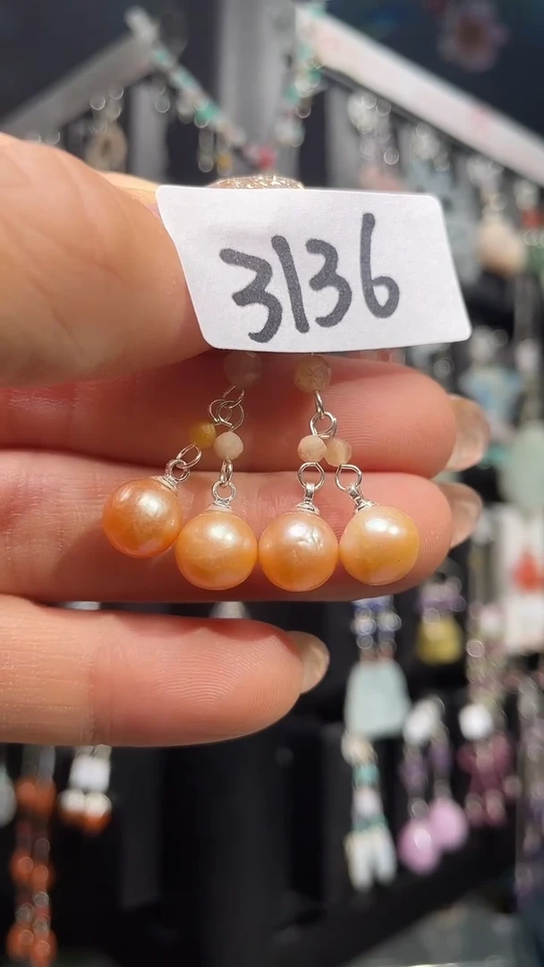 未镶嵌耳饰淡水珍珠喜欢拍