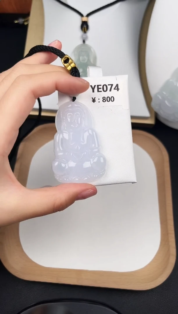 颈饰未镶嵌翡翠翡翠YE074孤品观音