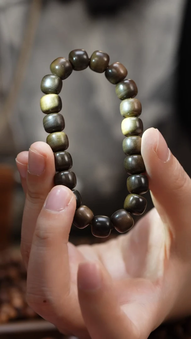 檀香木手串/手链阴沉老山檀香9*10老型多样式发其一