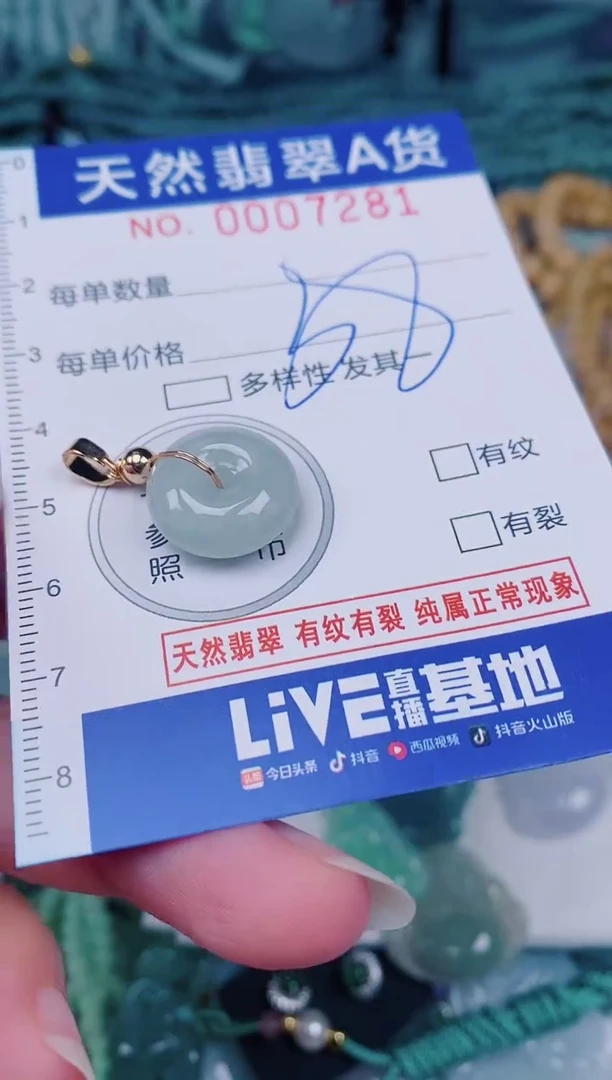 颈饰未镶嵌翡翠00007281