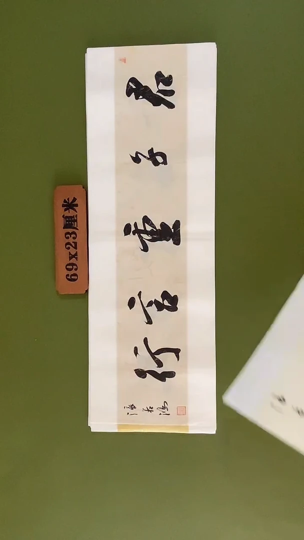 书法书法 张若鸿 尺寸69cm*23cm