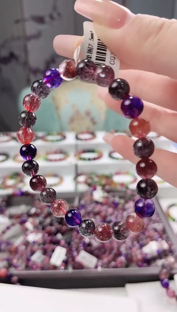 【闪购商品】水晶超七单圈7.5*未镶嵌多人多样性发其一