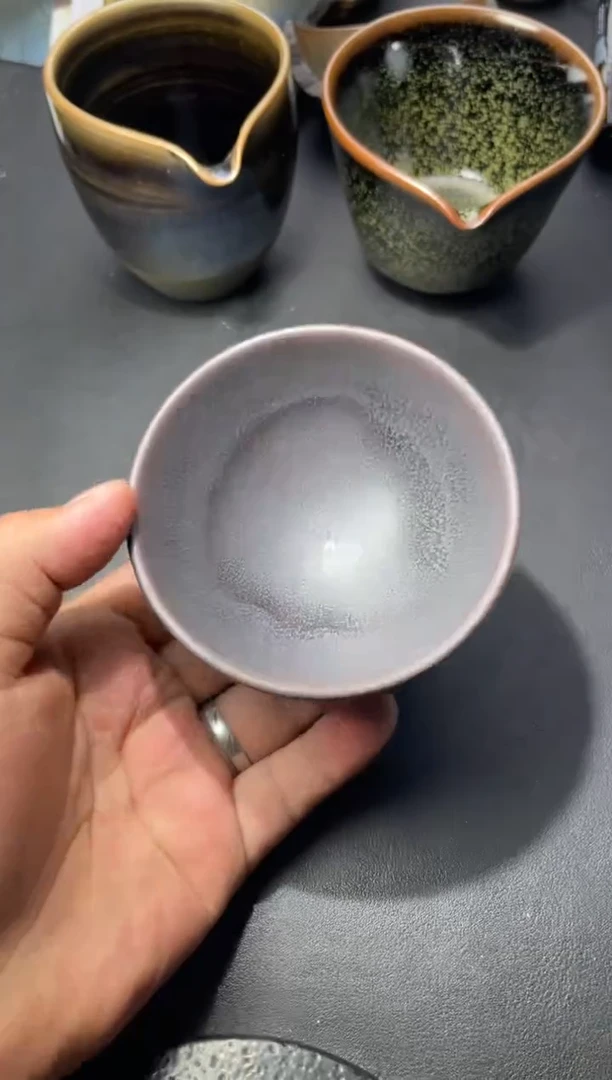 茶盏537  叶紫建盏