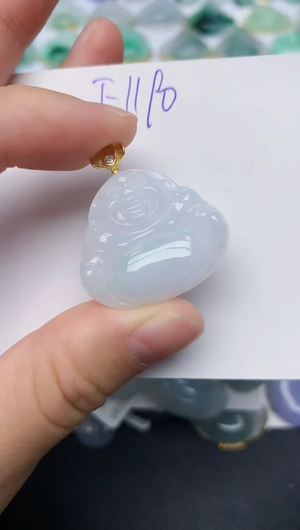 颈饰未镶嵌翡翠天然缅甸A货翡翠百元以上9元证书费自理