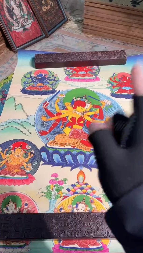 卷轴画天天的唐卡tk160