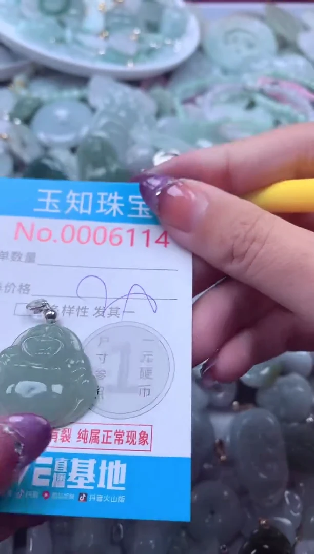 翡翠未镶嵌吊坠(不含链)6114