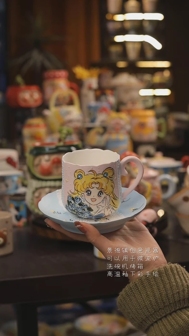 景德镇釉下彩绘设计师款式陶瓷