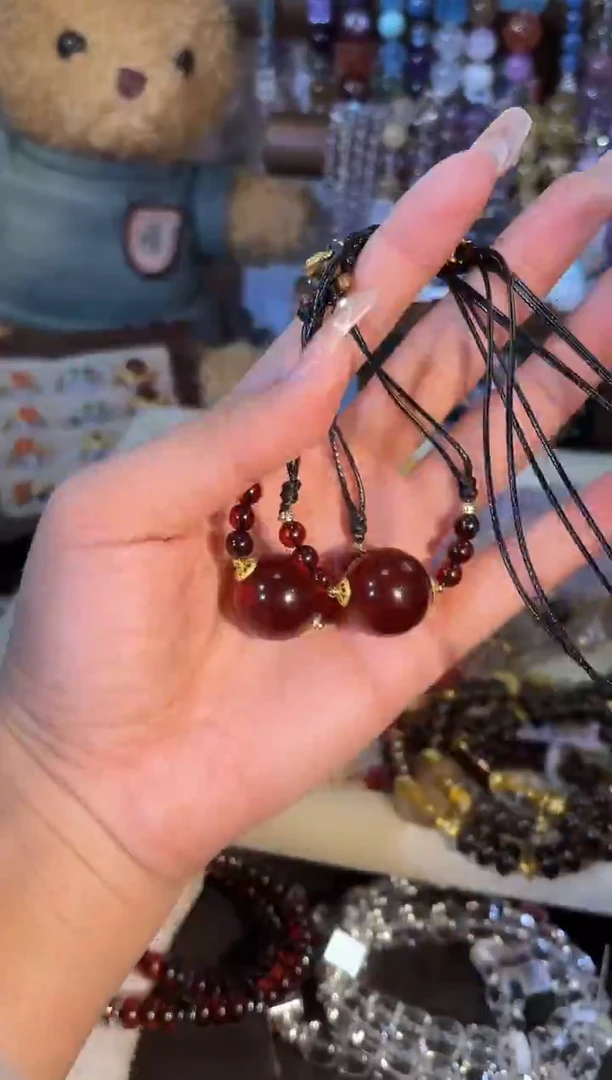 血珀项链未镶嵌k911多样性发货一件